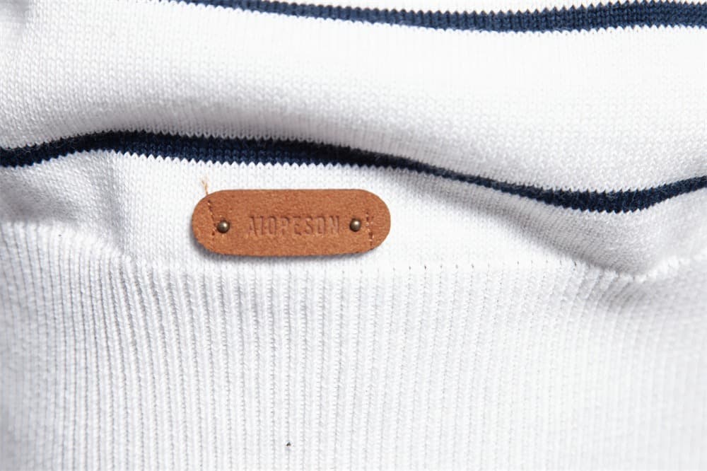 Men’s Striped Crew Neck Knit Sweater