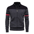 Men’s Colorblock Zip Up Cardigan Sweater