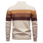 Classic Colorblock Half-Zip Sweater