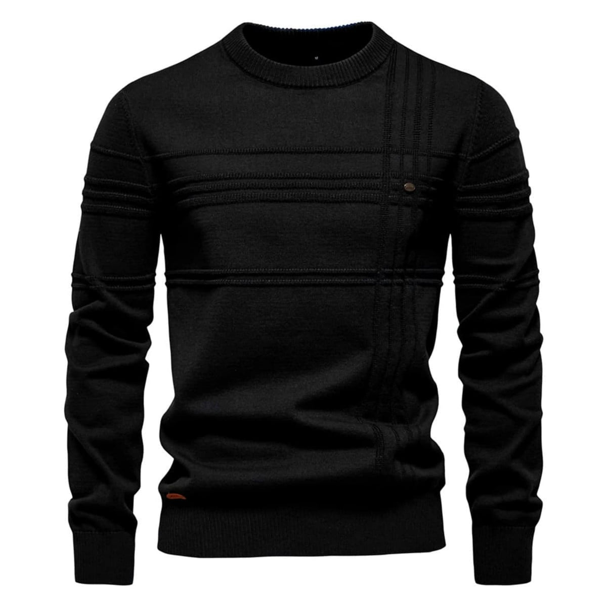 Men’s Crosshatch Crew Neck Sweater