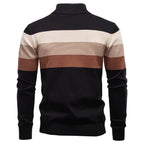 Classic Colorblock Half-Zip Sweater
