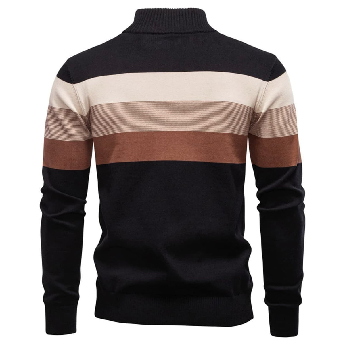Classic Colorblock Half-Zip Sweater