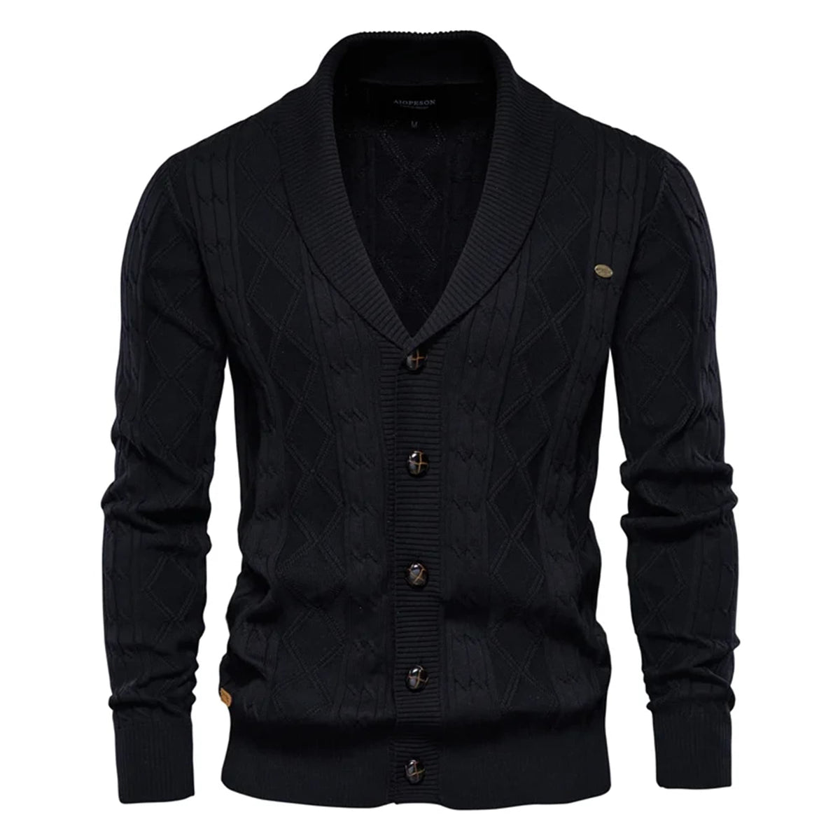 Men’s Button Front Cardigan Sweater