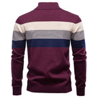 Classic Colorblock Half-Zip Sweater