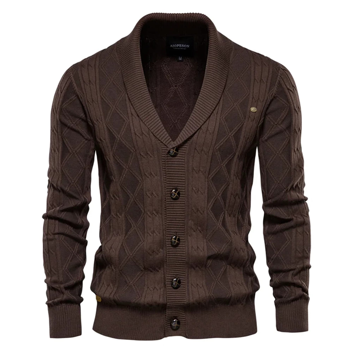 Men’s Button Front Cardigan Sweater
