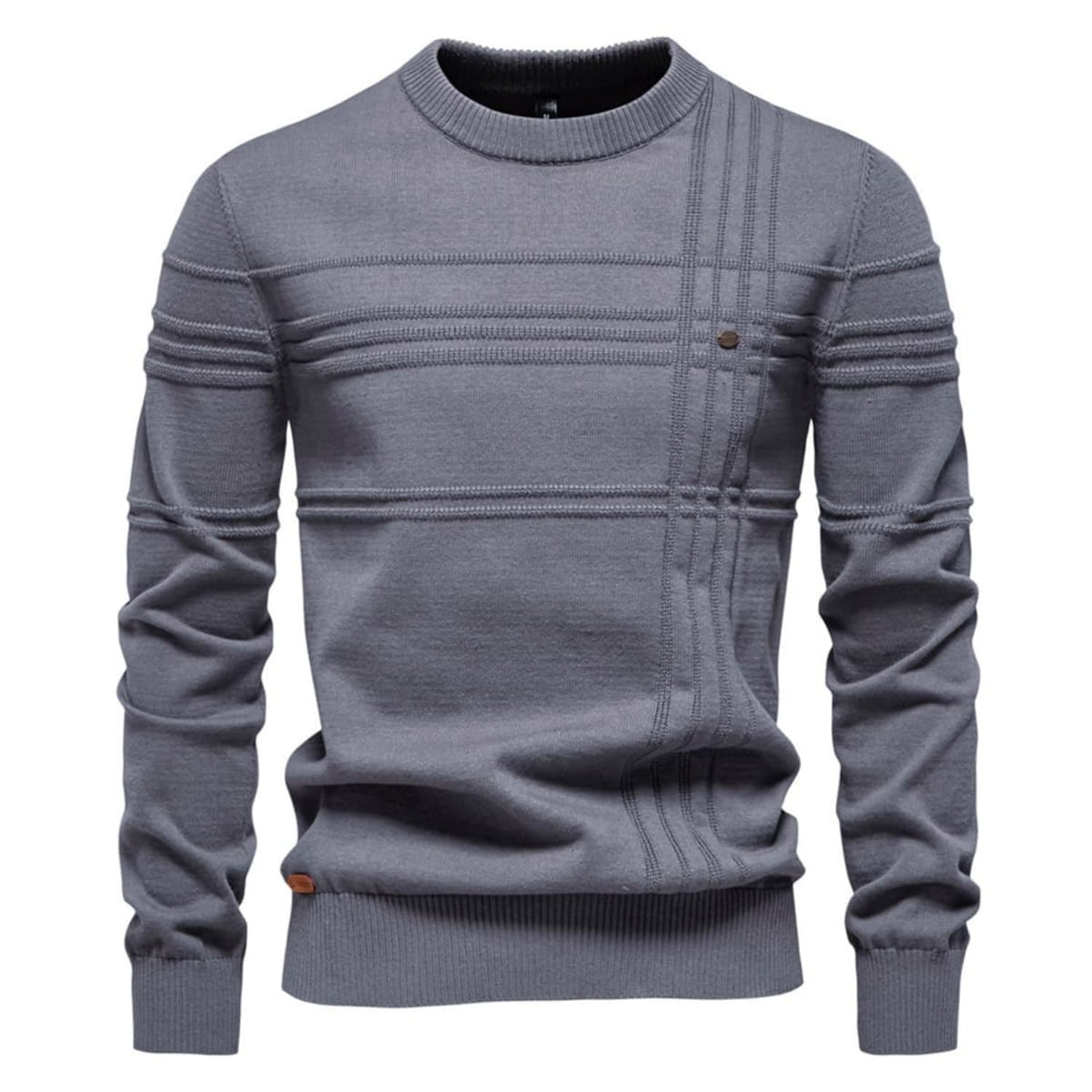 Men’s Crosshatch Crew Neck Sweater