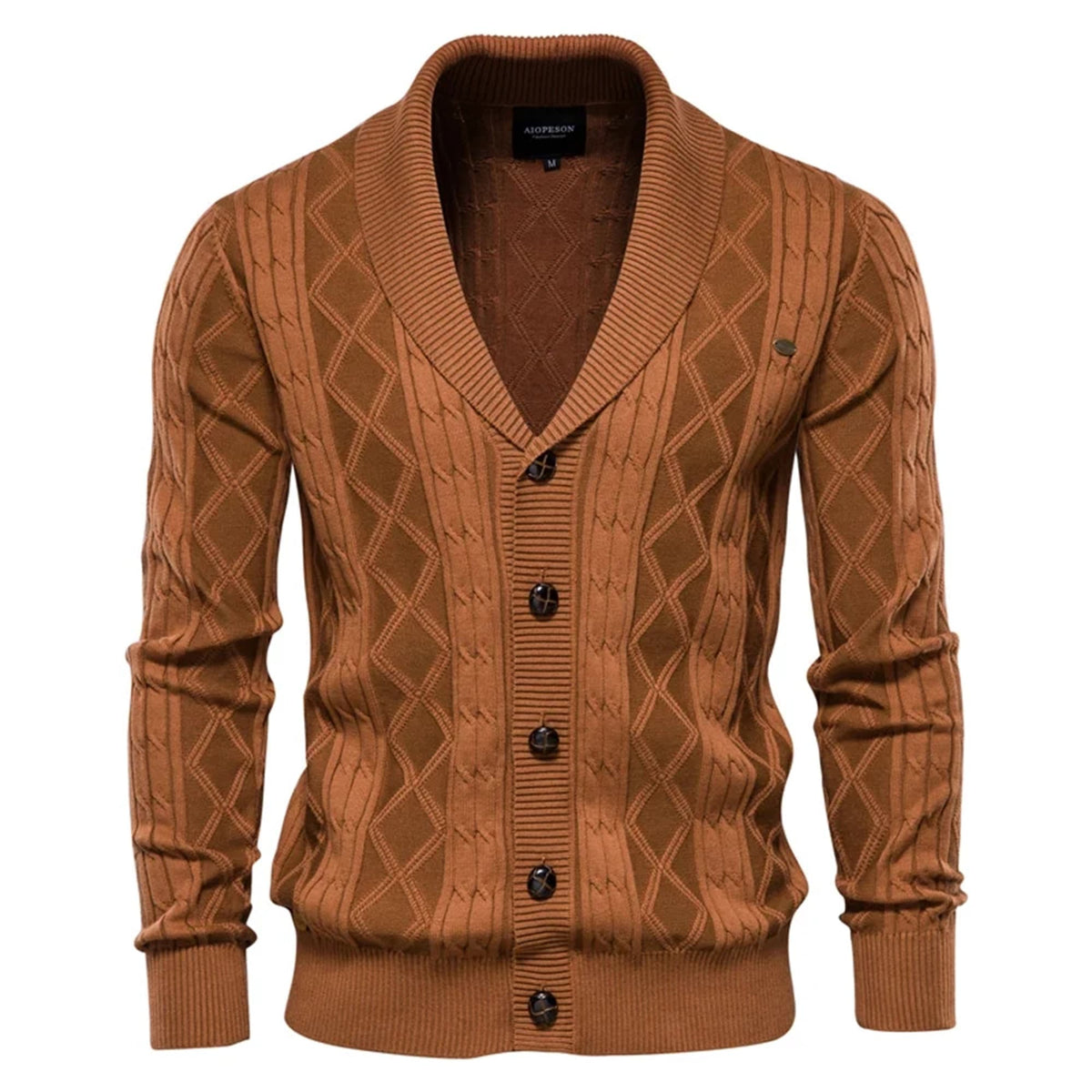 Men’s Button Front Cardigan Sweater
