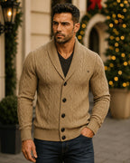 Men’s Button Front Cardigan Sweater