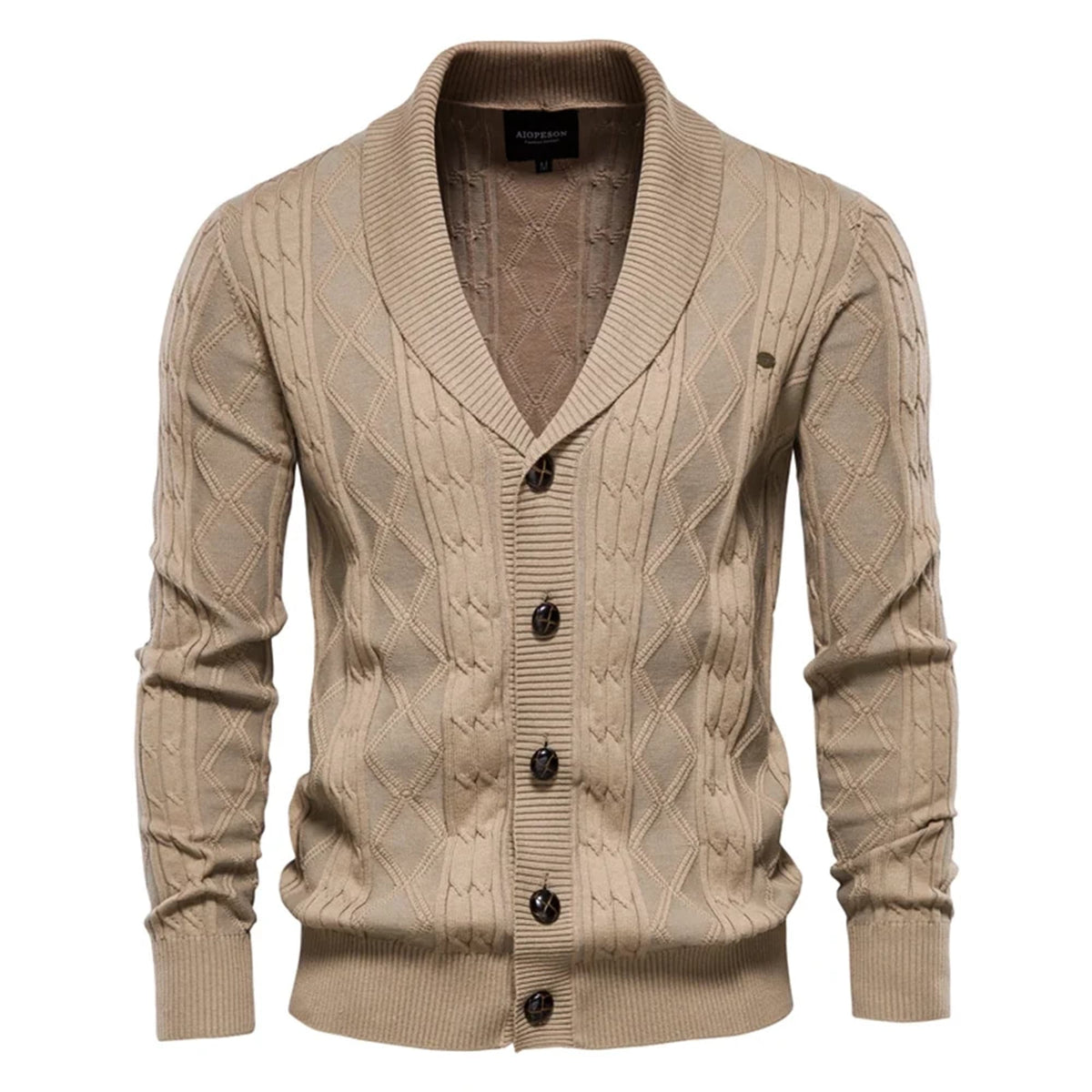 Men’s Button Front Cardigan Sweater