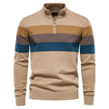 Classic Colorblock Half-Zip Sweater