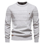 Men’s Crosshatch Crew Neck Sweater