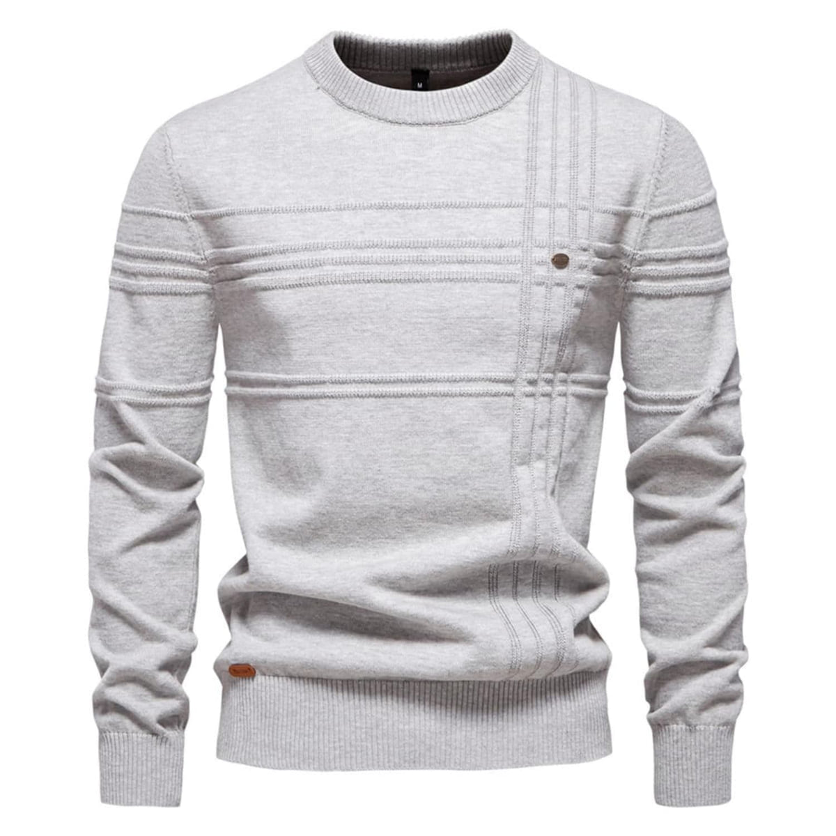 Men’s Crosshatch Crew Neck Sweater