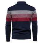 Classic Colorblock Half-Zip Sweater