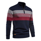 Classic Colorblock Half-Zip Sweater
